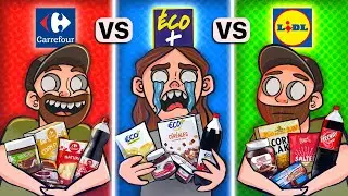 QUELLE EST LA MEILLEURE SOUS-MARQUE ?! (Lidl, Éco+, Carrefour...)