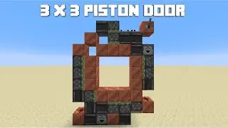 Minecraft 3x3 Piston Door