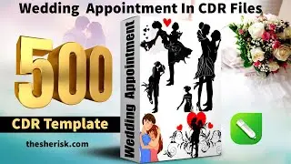 500 Wedding Appointment Vector Download In CDR Files |Sheri SK|