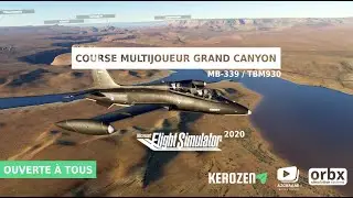 COURSE FLIGHT SIMULATOR 2020 : PARTICIPE A LA KEROZEN RACE GRAND CANYON EDITION