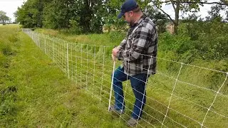 Electric Netting Fence Set Up