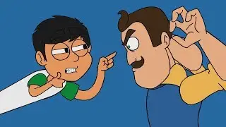 A NEIGHBOR animation HELLO !! - Fernanfloo