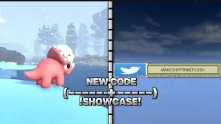 New Code + Makeship Trike Plush Showcase!!! ||Dinosaur Simulator ||Roblox
