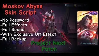 Moskov Doom Incarnate Abyss Skin Script | No Password | Project Next | Shogun