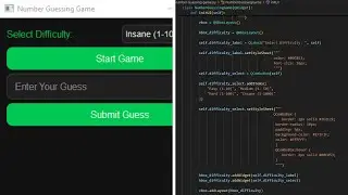 Simple Number Guessing game in Python with PyQt5 GUI