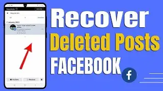 How To Recover Facebook Deleted Posts From Facebook Recycle Bin Folder #recyclebin #deletedvideo #