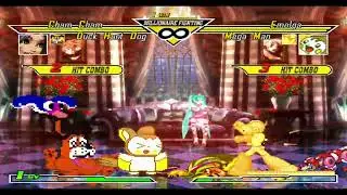 Jingle Mugen 2 Battle #5 Cham Cham and Duck Hunt Dog vs Emolga and Mega Man