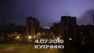 Эпическая гроза в Купчино