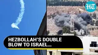 Iran-Backed Hezbollah Fires ‘Burkan’ Rockets Near IDF Base; Shoots Down Israeli Drone | Watch