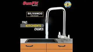 SunFit Bath  Fittings Floor Mount Kitchen Sink MixerIt's all about water #sunfit  #kitchen #sink