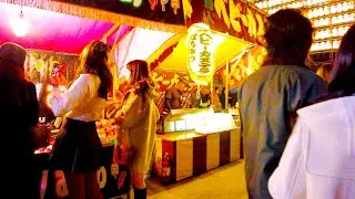 🐶Shinjuku in Tokyo. Japanese festival 