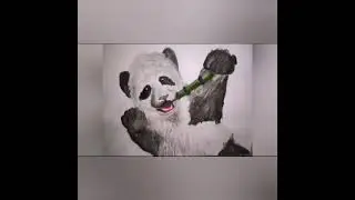 рисование малыша панды🐼, пса Графа🐕 и флага Узбекистана🇺🇿!