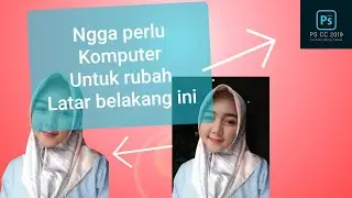 Begini menghapus background di HP dengan Photoshop Touch