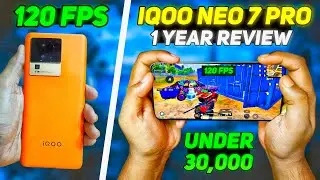 IQOO NEO 7 Pro - 1 year Gaming Review 😱🔥 Best 120 FPS Gaming Phone Under 30,000 ? | IQOO NEO 7 Pro