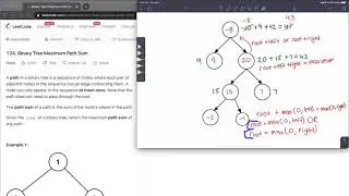 Solving the LeetCode Callenge, Binary Tree Maximum Path Sum