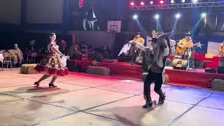 Segunda cueca campeones nacionales Nogal de Oro 2024 en peña de Peumo