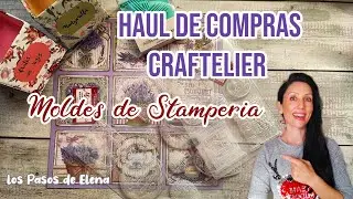 HAUL 🛍️COMPRAS✂️ CRAFTELIER🍄 MOLDES STAMPERIA  #haul #scrapbooking #compras #mold #moulds