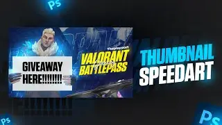 VALORANT THUMBNAIL SPEEDART  | ISOMET GFX