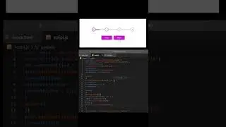 progress steps bar using html css and javascript #html #shorts #coding