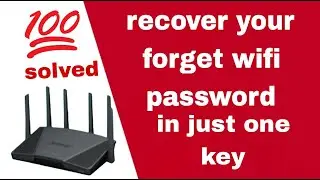 How to recover forget password of wifi || WiFi password recovery