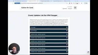 Send Email Reminders for Table Hosts & Sponsors