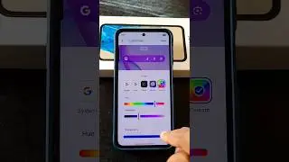 Samsung Google color pallet New Custmigetion Features
