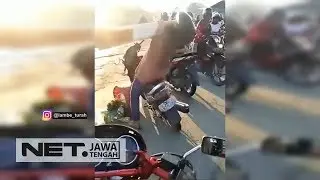 Viral, Tingkah Emak-Emak Tabrak Palang Kereta - NET JATENG
