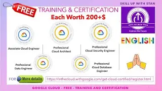 FREE - GOOGLE CLOUD TRAINING & CERTIFICATION 