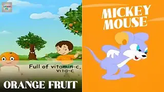 Orange Fruit | Mickey Mouse | English Nursery Rhymes | Animated Nursery Rhymes | Juniors TV