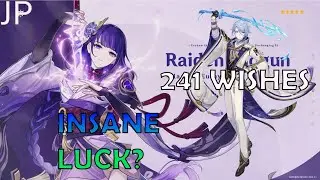 spending my 241 wishes for Raiden Shogun and Ayato's Banners (plus weapons)