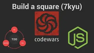 Build a square (7kyu): Codewars (TDD in JavaScript)