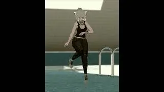 dancing in liminal spaces to strengthen anxiety tolerance  #freestyledance #vrchat #poolrooms