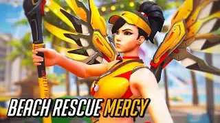 🏖️ *NEW* Beach Rescue Mercy Is SO COOL! 🏖️ - Overwatch 2
