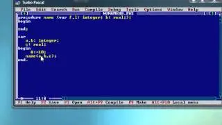 Turbo Pascal 7.1 Урок №29