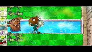 PvZ Epic | Transform into Chomper and fight Survival Roof with all Zombies