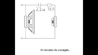 Como calcular divisor de frequência 6db/8ª para tweeter com resistor de  atenuação e um capacitor.