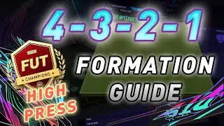 BEST HIGH PRESS FORMATION IN FUT 21! 4-3-2-1 FORMATION GUIDE FIFA ULTIMATE TEAM