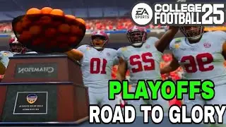 COLLEGE FOOTBALL 25 ( ROAD TO GLORY ) FRESHMAN YEAR | CFB PLAYOFFS | GAMEPLAY