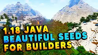 The Best Terrain Seeds for Building - Minecraft 1.18 Java Seeds