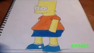 How to draw Bart Simpson [HD]