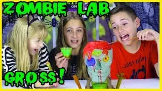 MAKING GROSS HALLOWEEN CANDY AND DRINKS! DOCTOR DREADFUL ZOMBIE LAB DIY