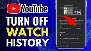 How To Turn OFF Watch History On YouTube (2024)