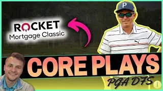 PGA DFS: Rocket Mortgage Classic 2023 [1st Look Lineup, Top Plays, Values, Core Plays - DRAFTKINGS]