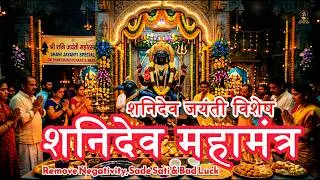 शनिदेव जयंती विशेष महामंत्र 🖤 | Powerful Shani Mantra for Peace, Stability & Karma Healing