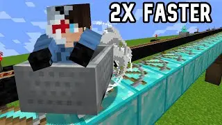 How To Double Minecart Speed in Minecraft