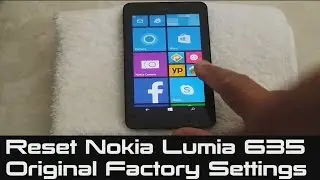 How to Reset Nokia Lumia 635 | Original Factory Settings