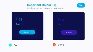 Do and Don't of ui design | Tip 1 | #shortsvideos #uiuxdesign #adobexd #tipsandtrick