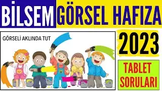 BİLSEM 2023 GÖRSEL HAFIZA TABLET TESTİ  / 1 2 ve 3. sınıflar için kısa süreli bellek soruları