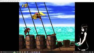 donkey kong country 2 lvl 1-Vtuber jugando al donkey