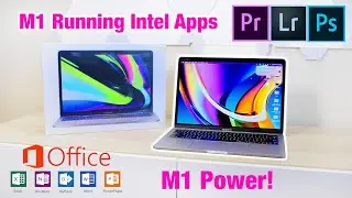 M1 MacBook Air, MacBook Pro - Intel App Performance Adobe, Office, Music Daw in Rosetta 2 Non Native